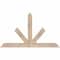 Ekena Millwork Saratoga Smooth Timber Gable Bracket, Douglas Fir, 48"W x 28"H x 1 1/2"D x 3 1/2"F, 14/12 Pitch GBW048X28X0204SAR00SDF - alternate 1